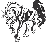 Unicorn Decal 19